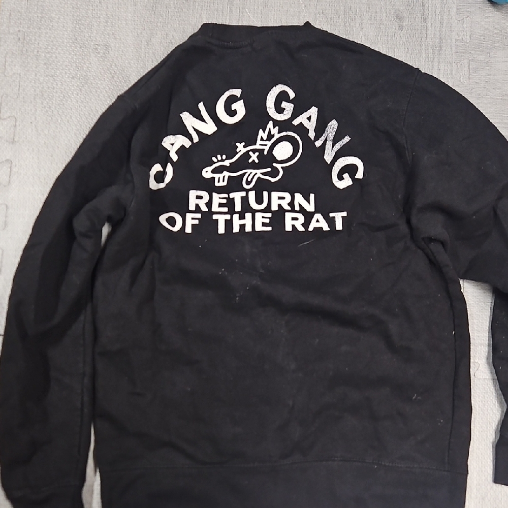 Black Graphic Men's Sweater